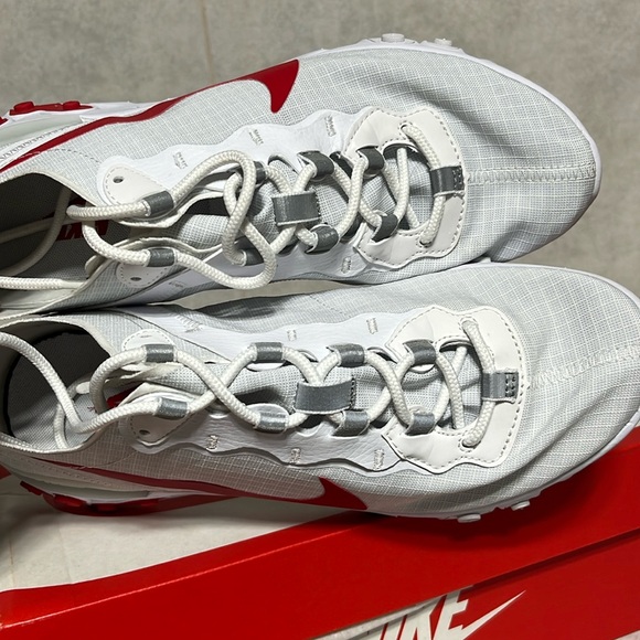 Nike React Element 55 SE SU19 men’s 8 women’s 9.5 like new RED - Picture 4 of 14